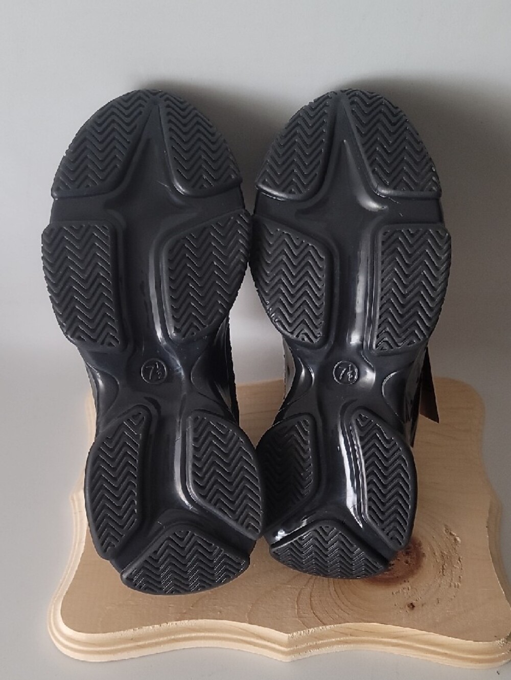 Madden NYC Women's Black Lace-Up Sneakers - Picture 3 of 6
